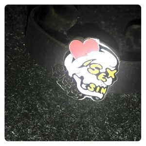 Ed Hardy sex is sin bracelet